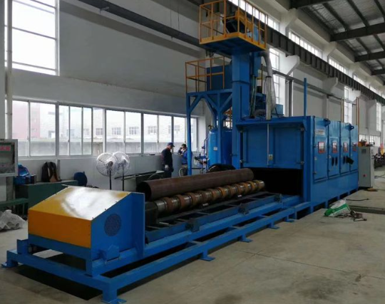 图木舒克喷砂机在管道除锈中的现场施工应用